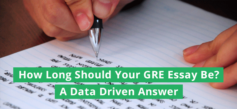 how long should gre essays be